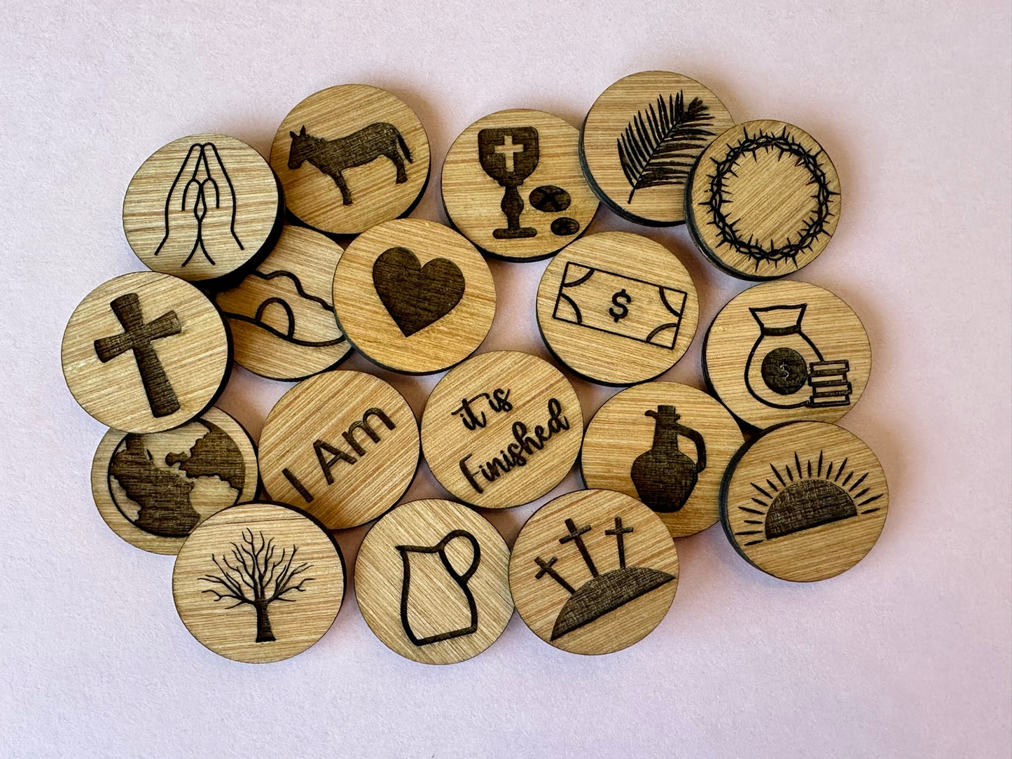 Easter Countdown Tokens and Scripture Cards