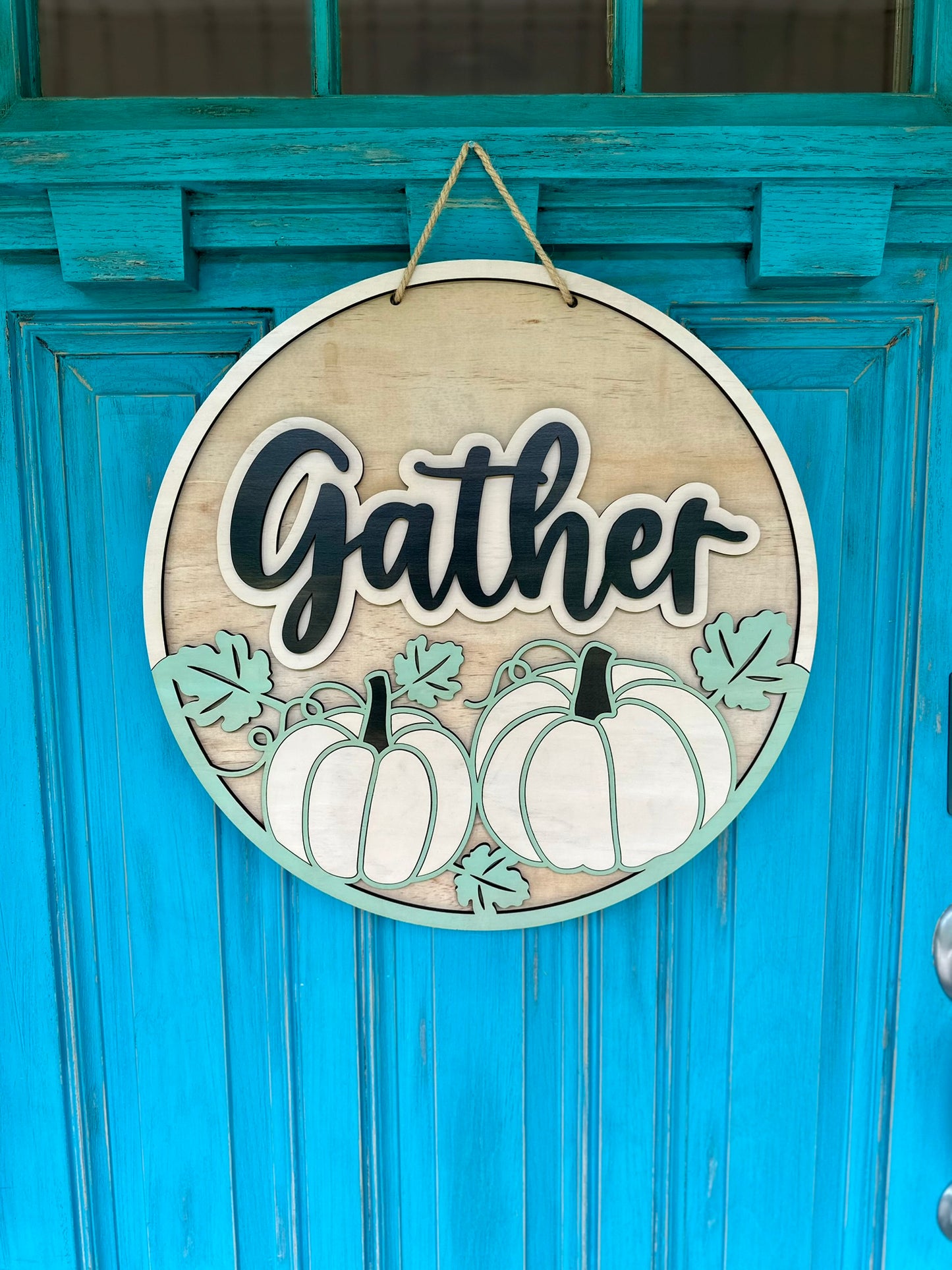 Gather- Fall/Thanksgiving Door Hanger