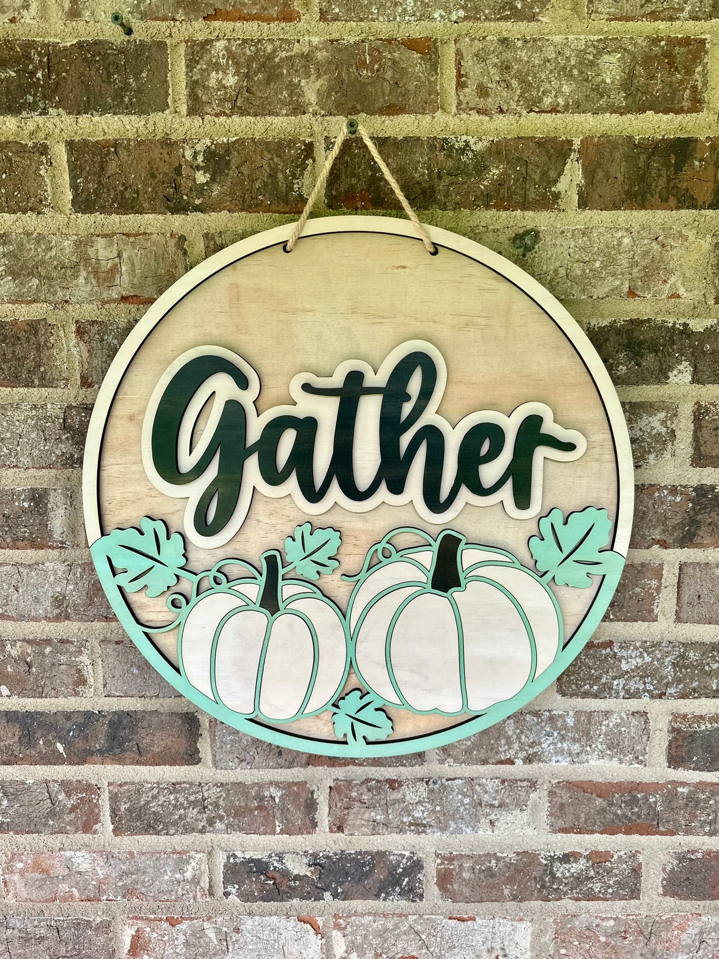 Gather- Fall/Thanksgiving Door Hanger