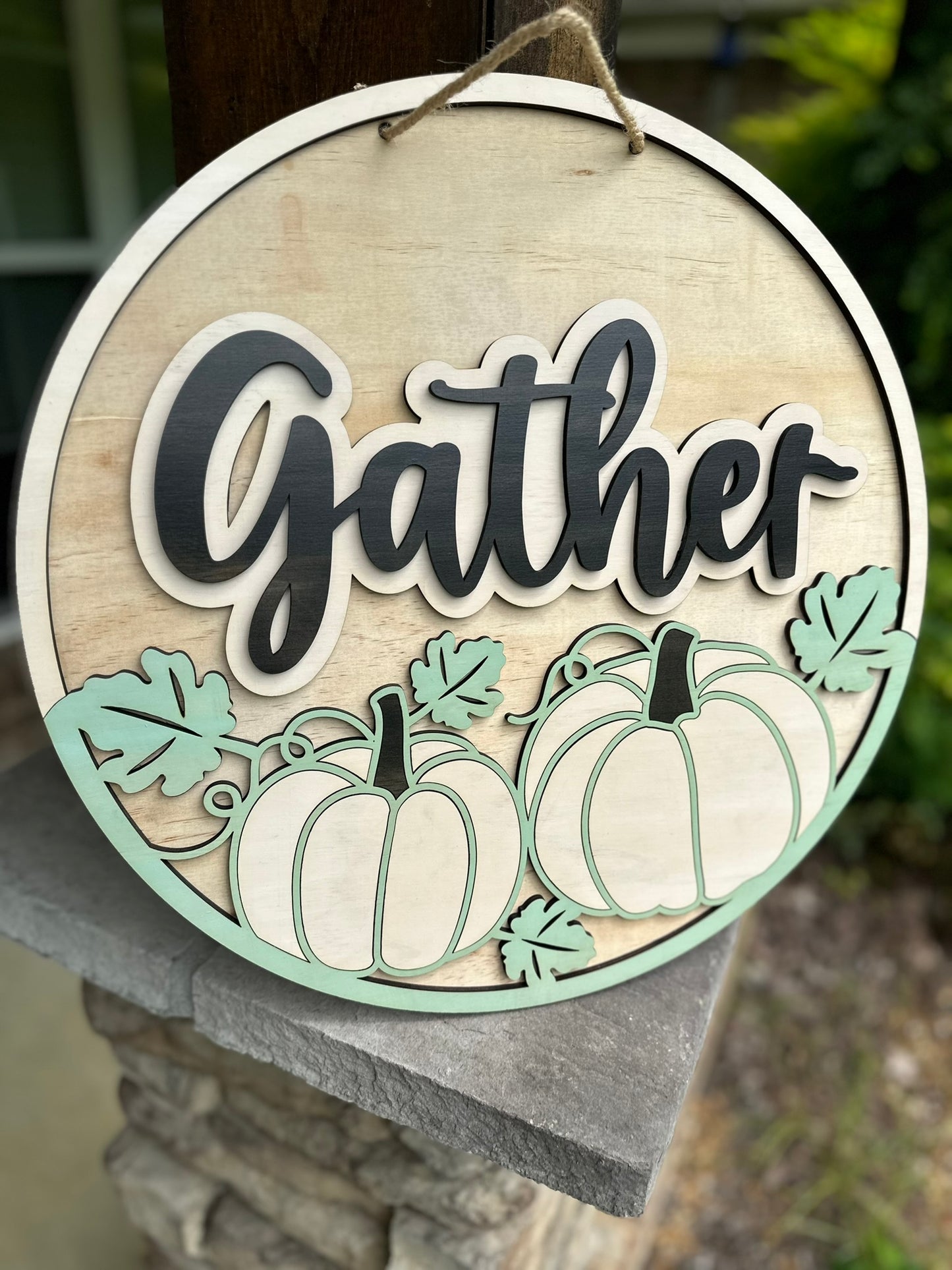 Gather- Fall/Thanksgiving Door Hanger