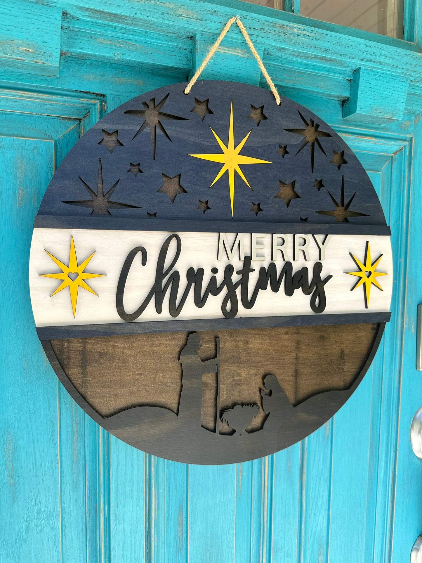 Nativity Christmas Sign