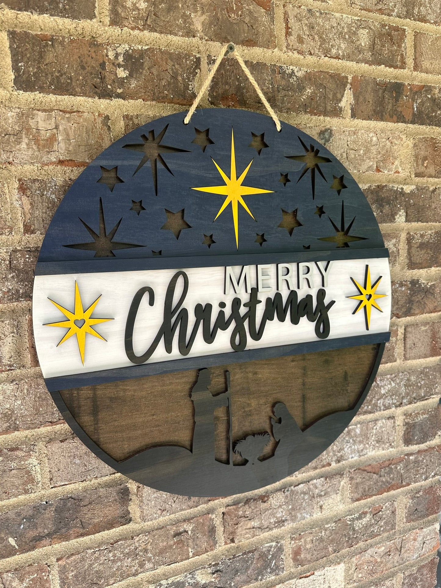 Nativity Christmas Sign
