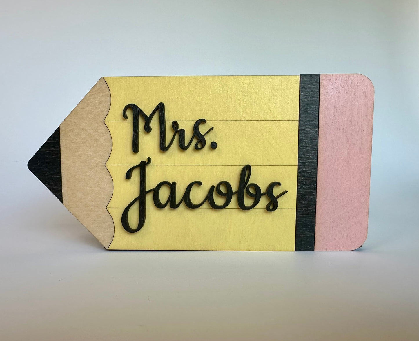 Personalized Teacher Pencil Holder