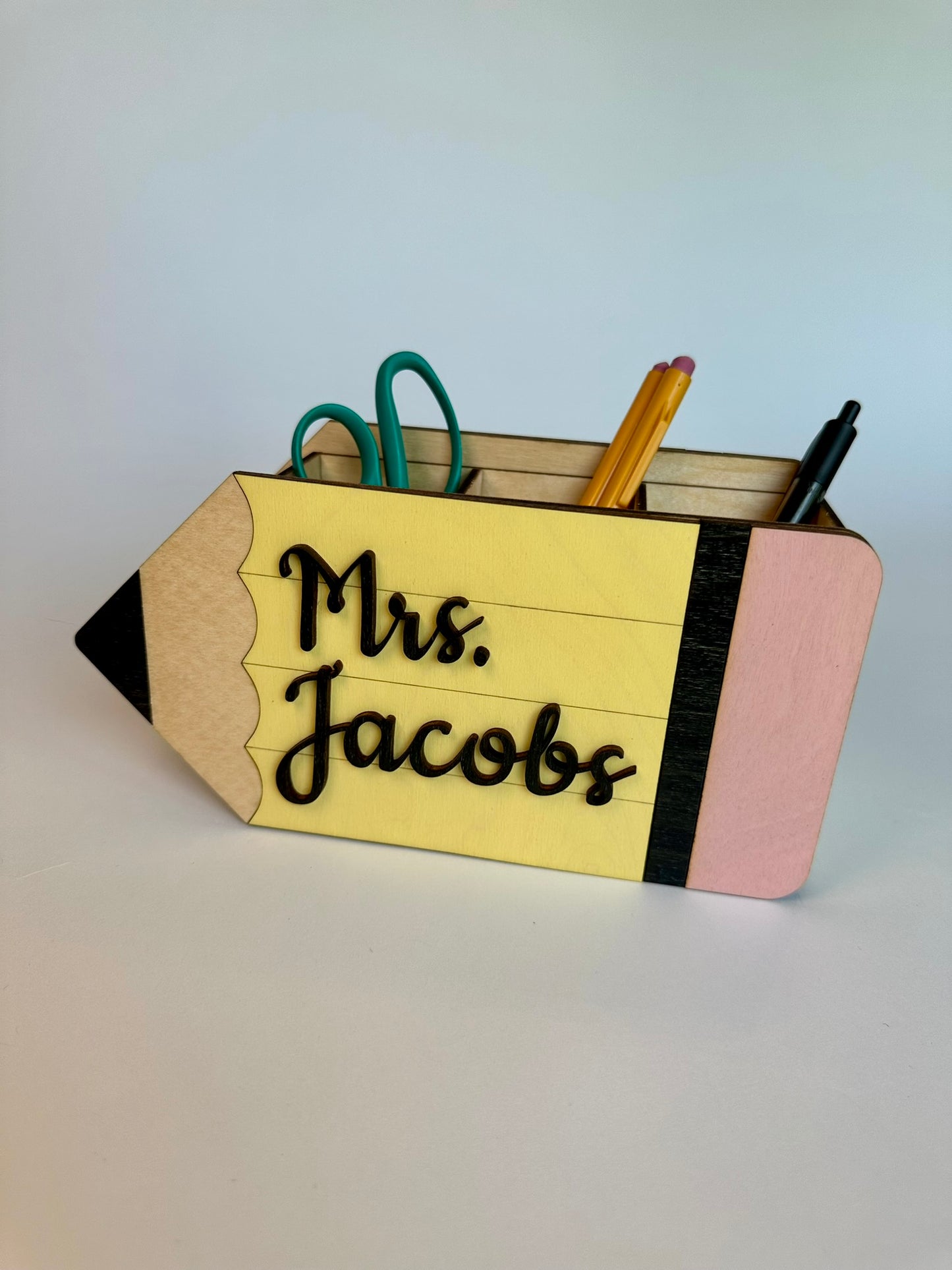 Personalized Teacher Pencil Holder