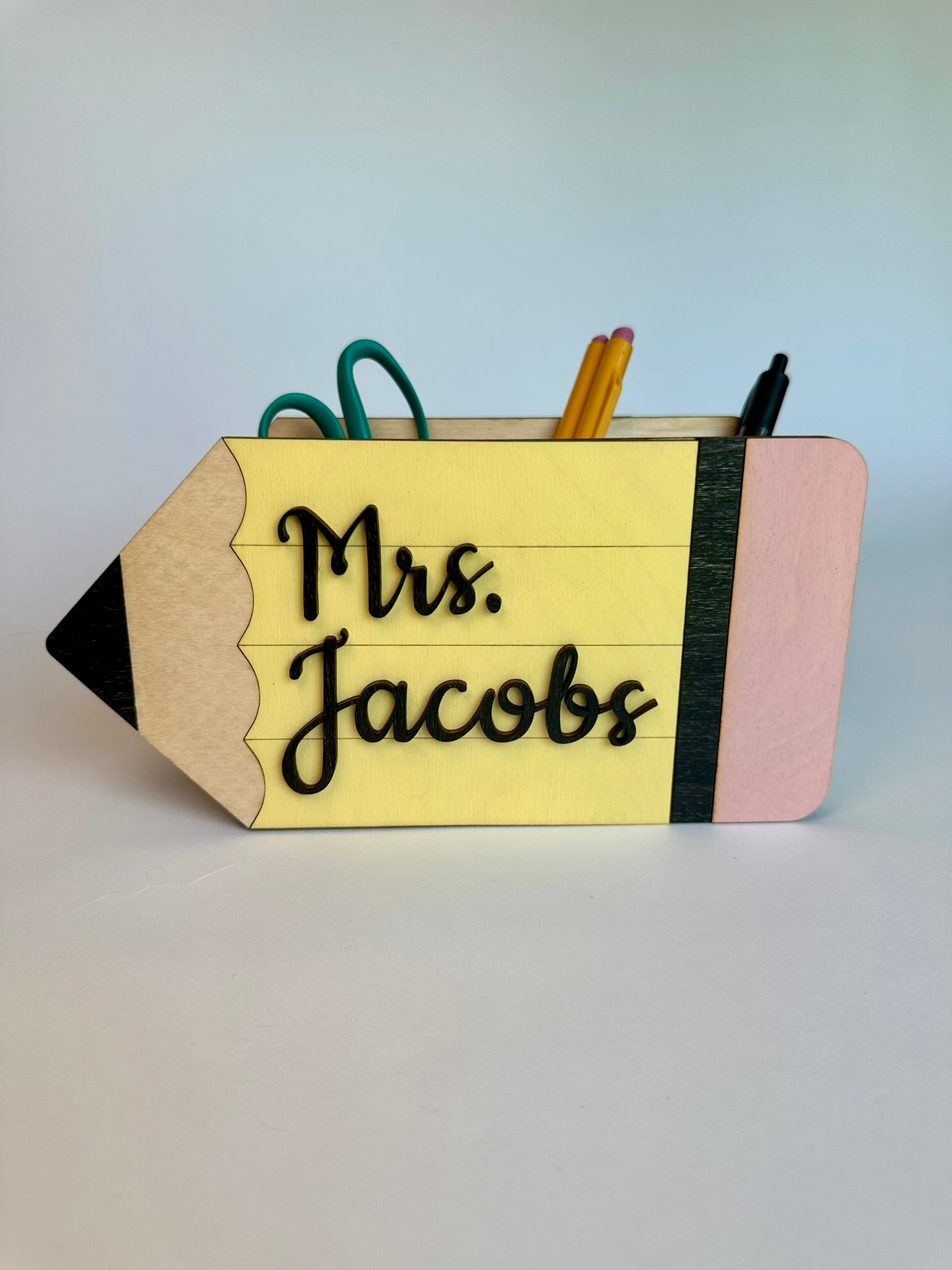 Personalized Teacher Pencil Holder