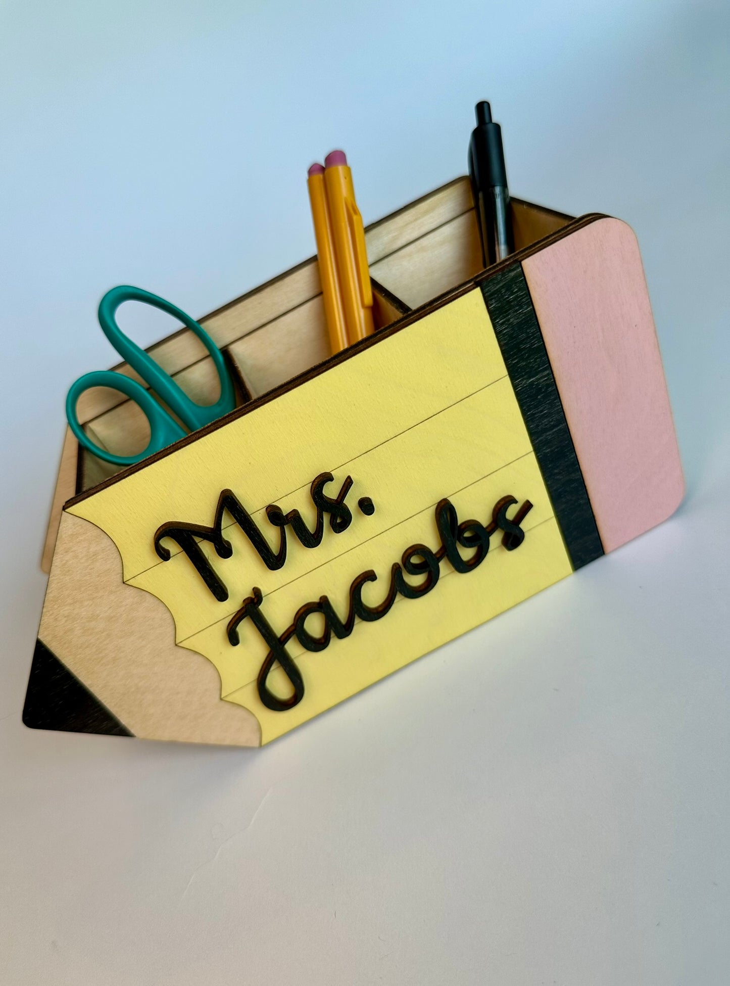 Personalized Teacher Pencil Holder