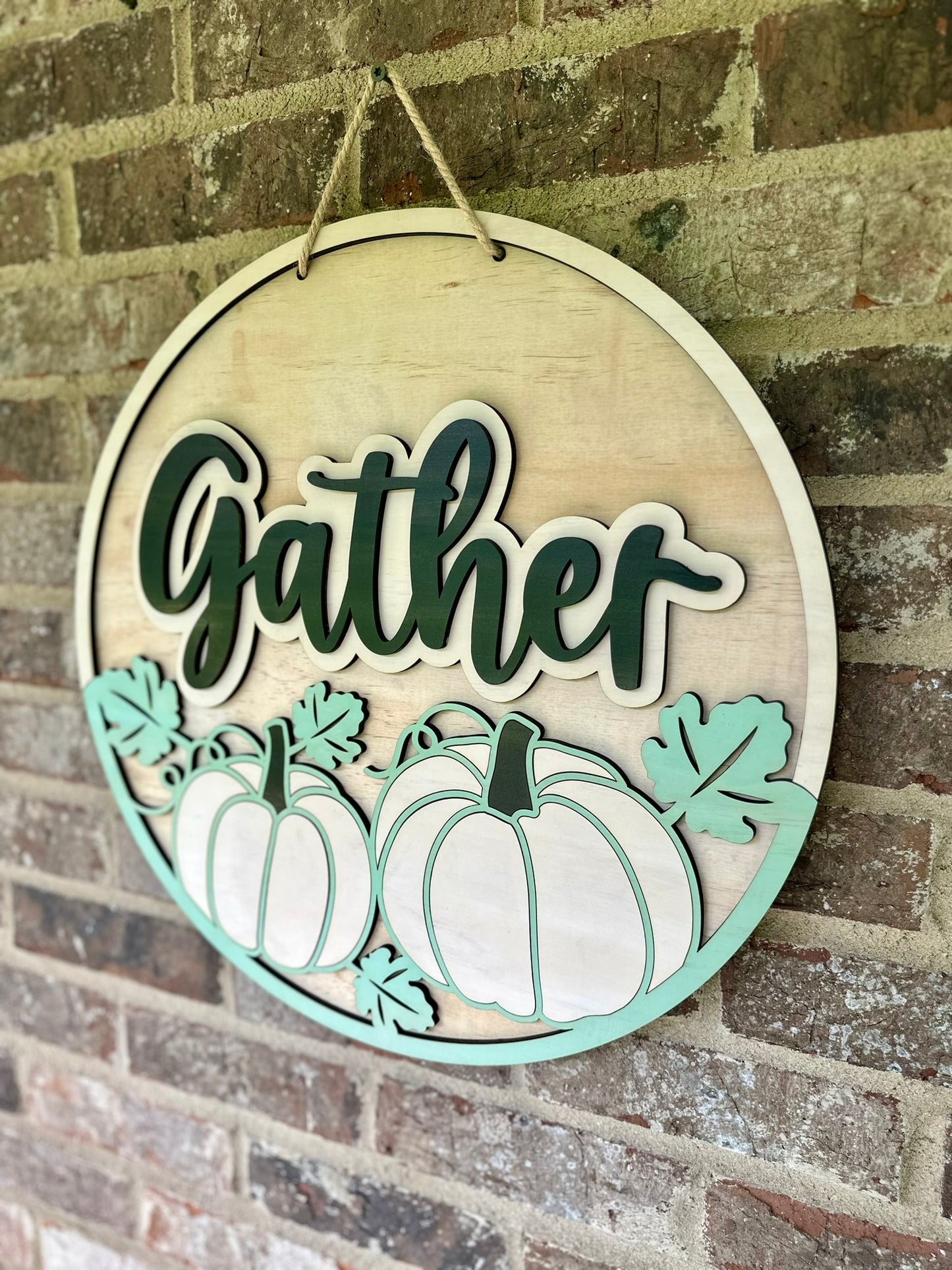 Gather- Fall/Thanksgiving Door Hanger