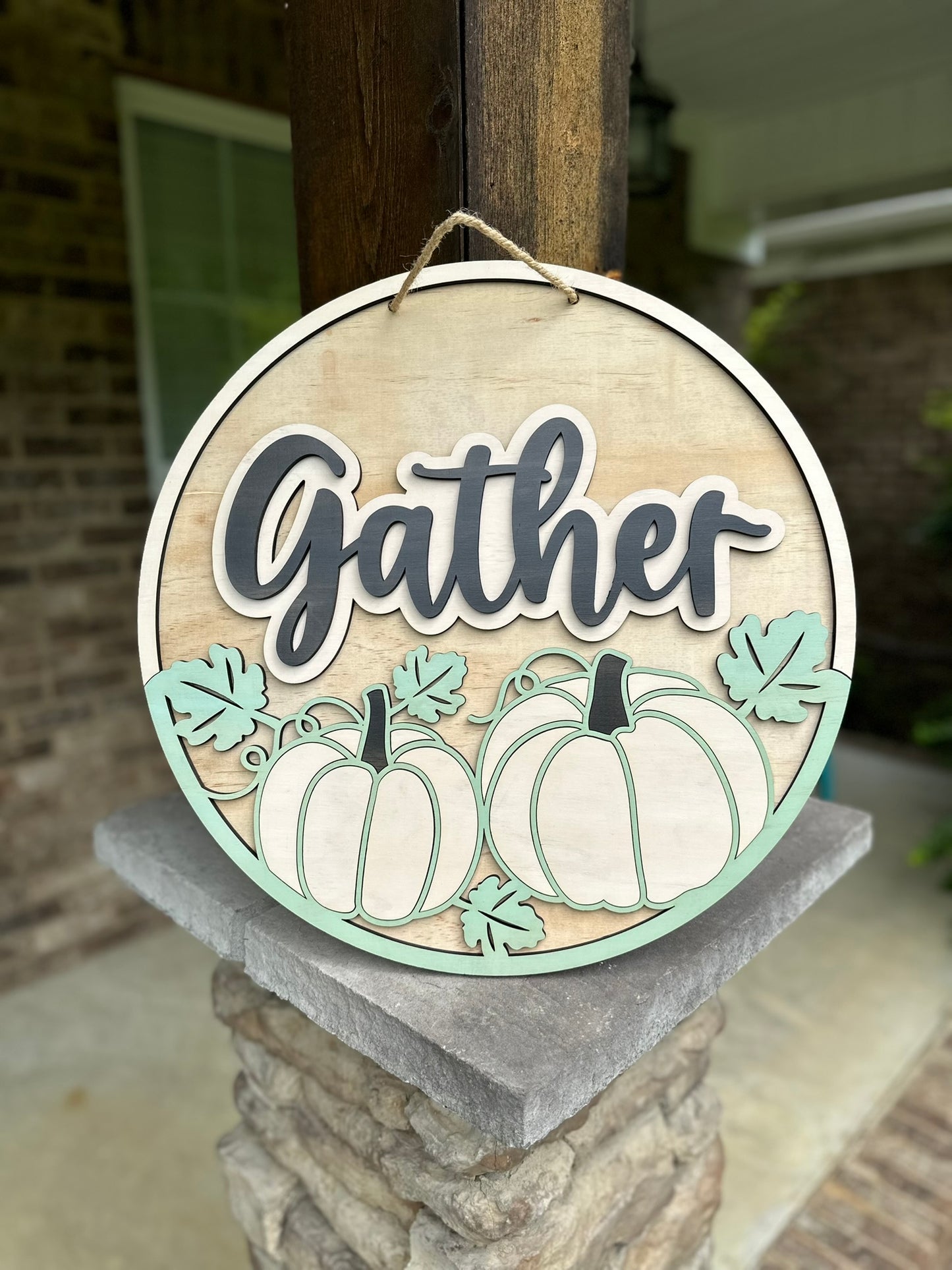 Gather- Fall/Thanksgiving Door Hanger