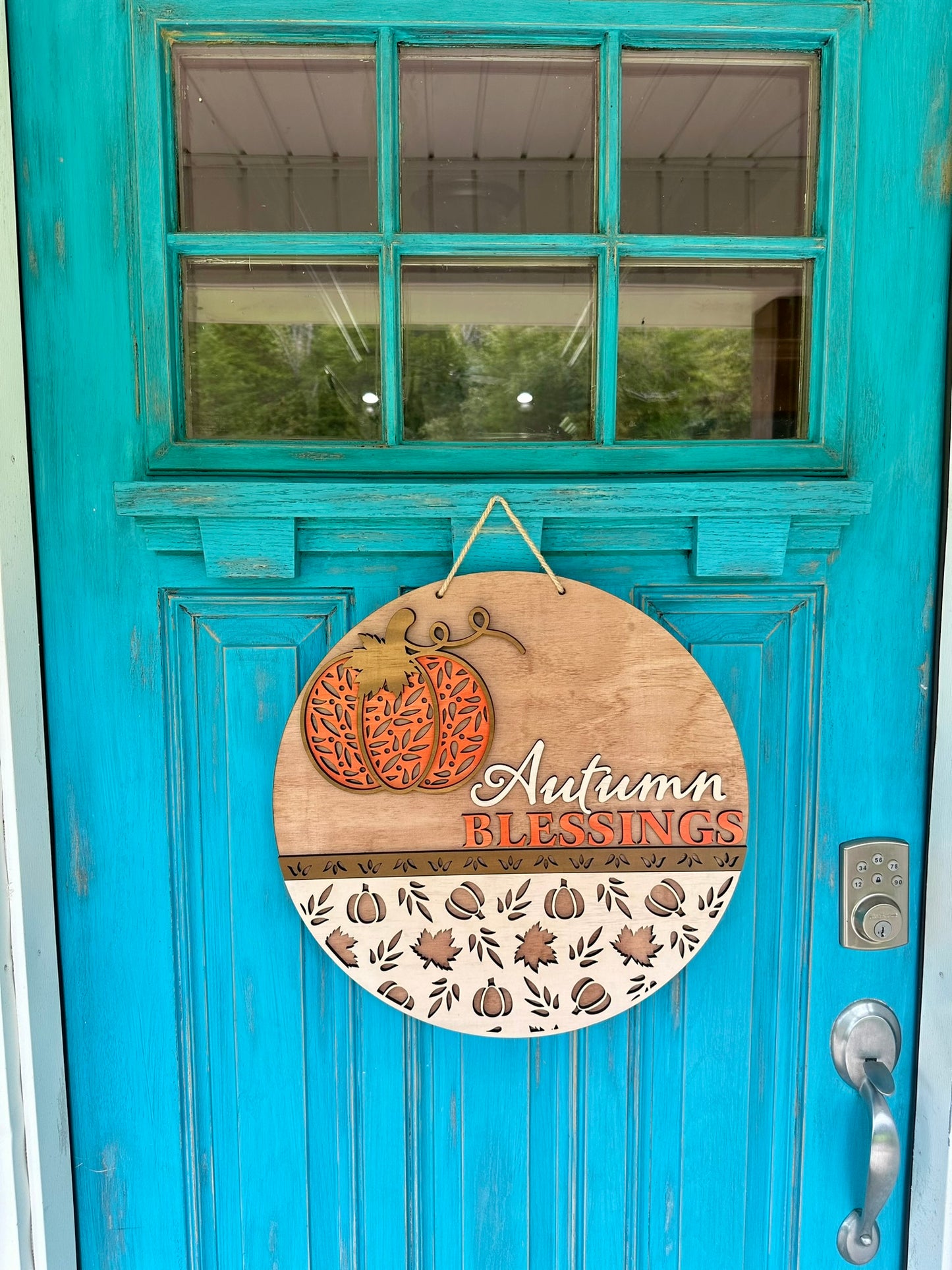 Autumn Blessings- Fall Door Hanger