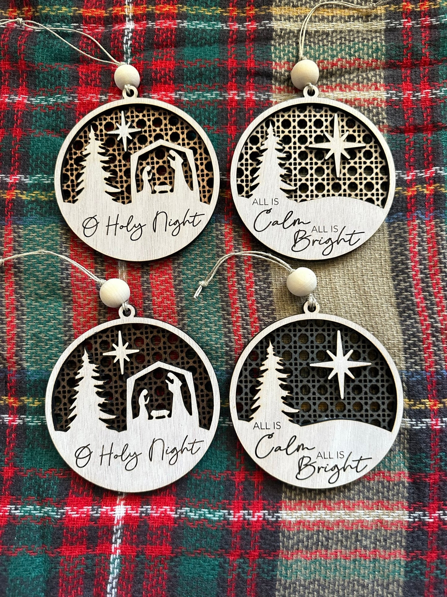 Rattan O'Holy Night Ornament Set