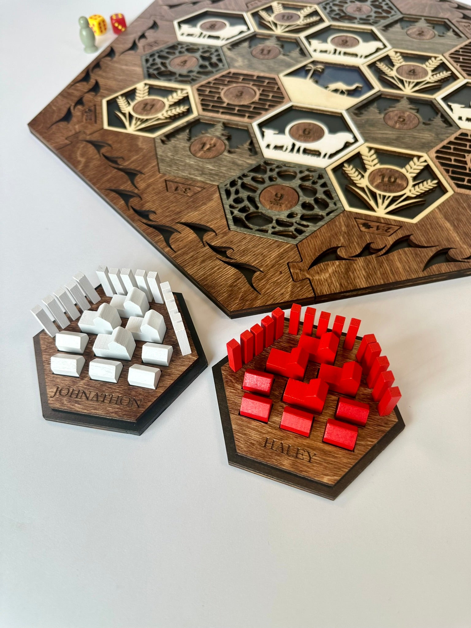 Selling Custom Engraved 5-6 Player Game Board Expansion Set