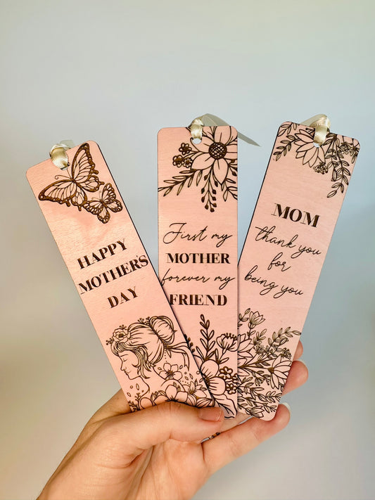 Mother's Day Floral Bookmarks- Set of 6