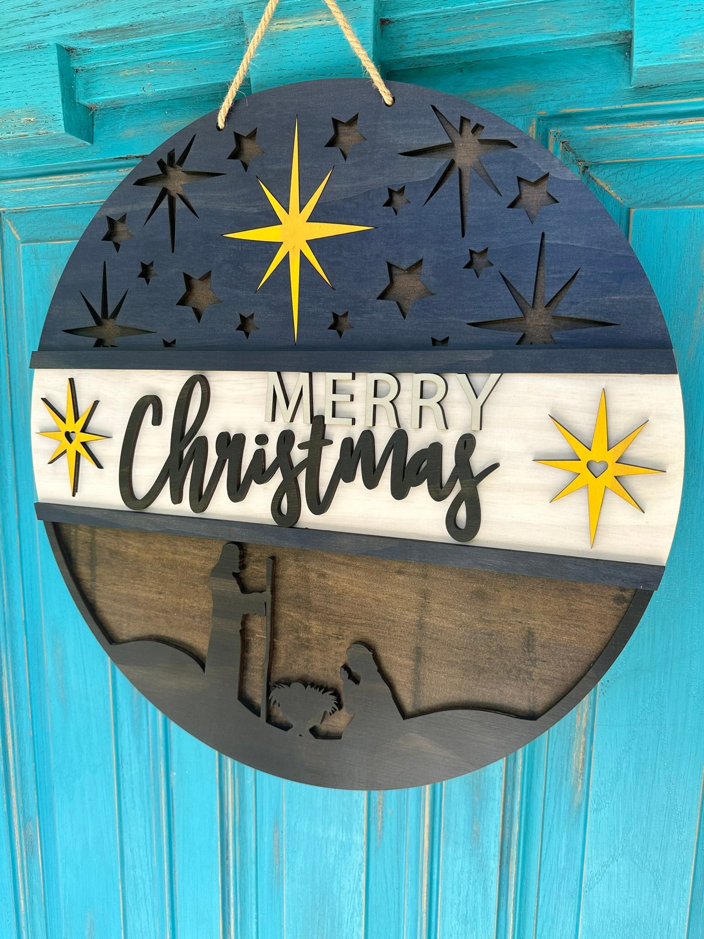 Nativity Christmas Sign