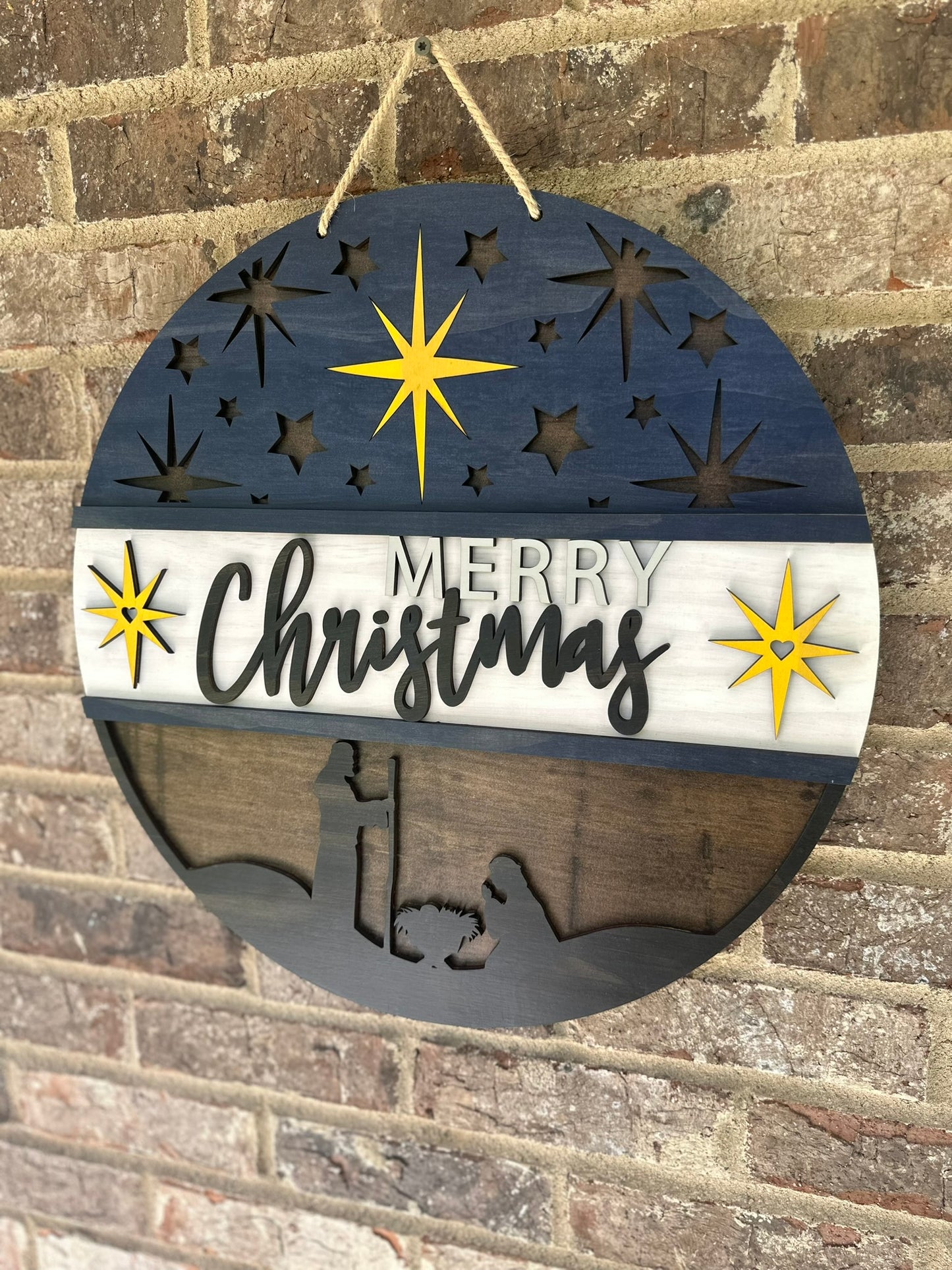 Nativity Christmas Sign