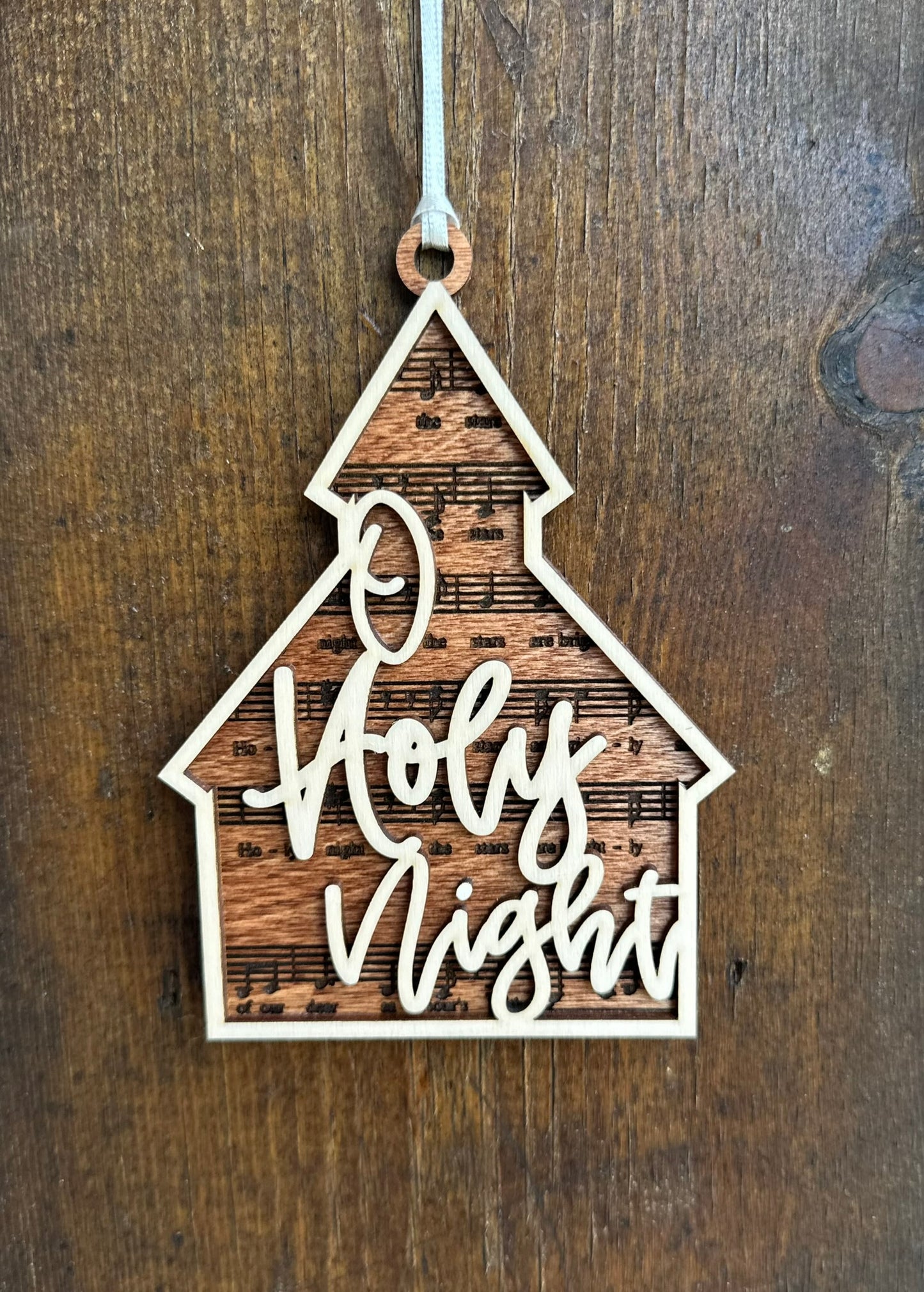 Favorite Christmas Hymns Church Ornaments- Set of 4