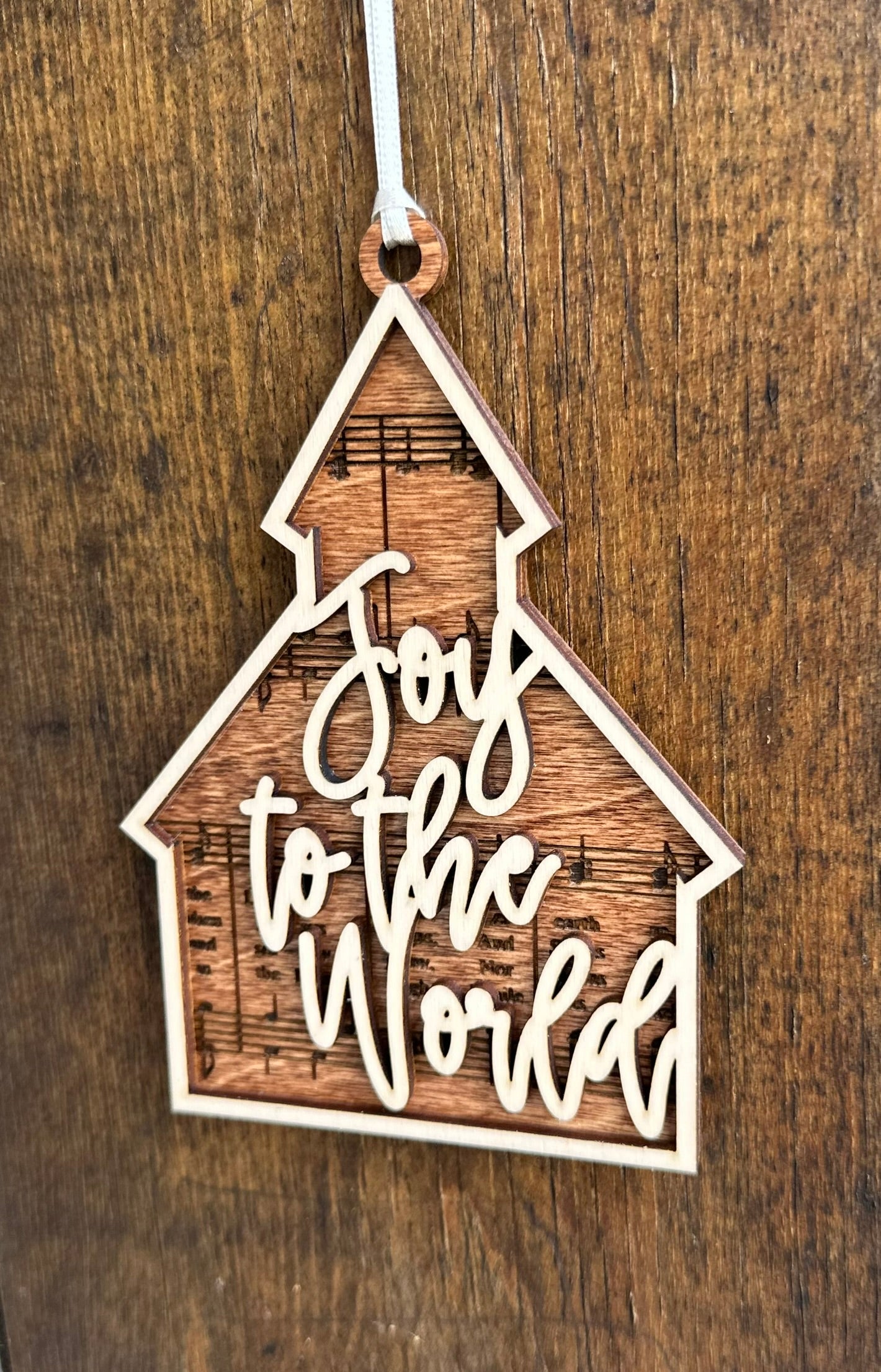 Favorite Christmas Hymns Church Ornaments- Set of 4